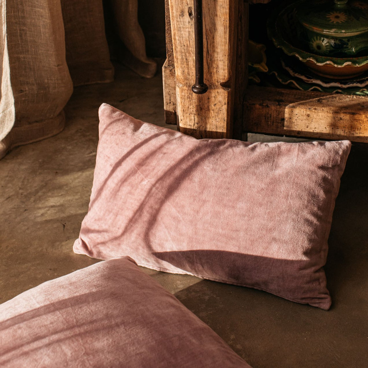 Madam stoltz velvet cushion best sale