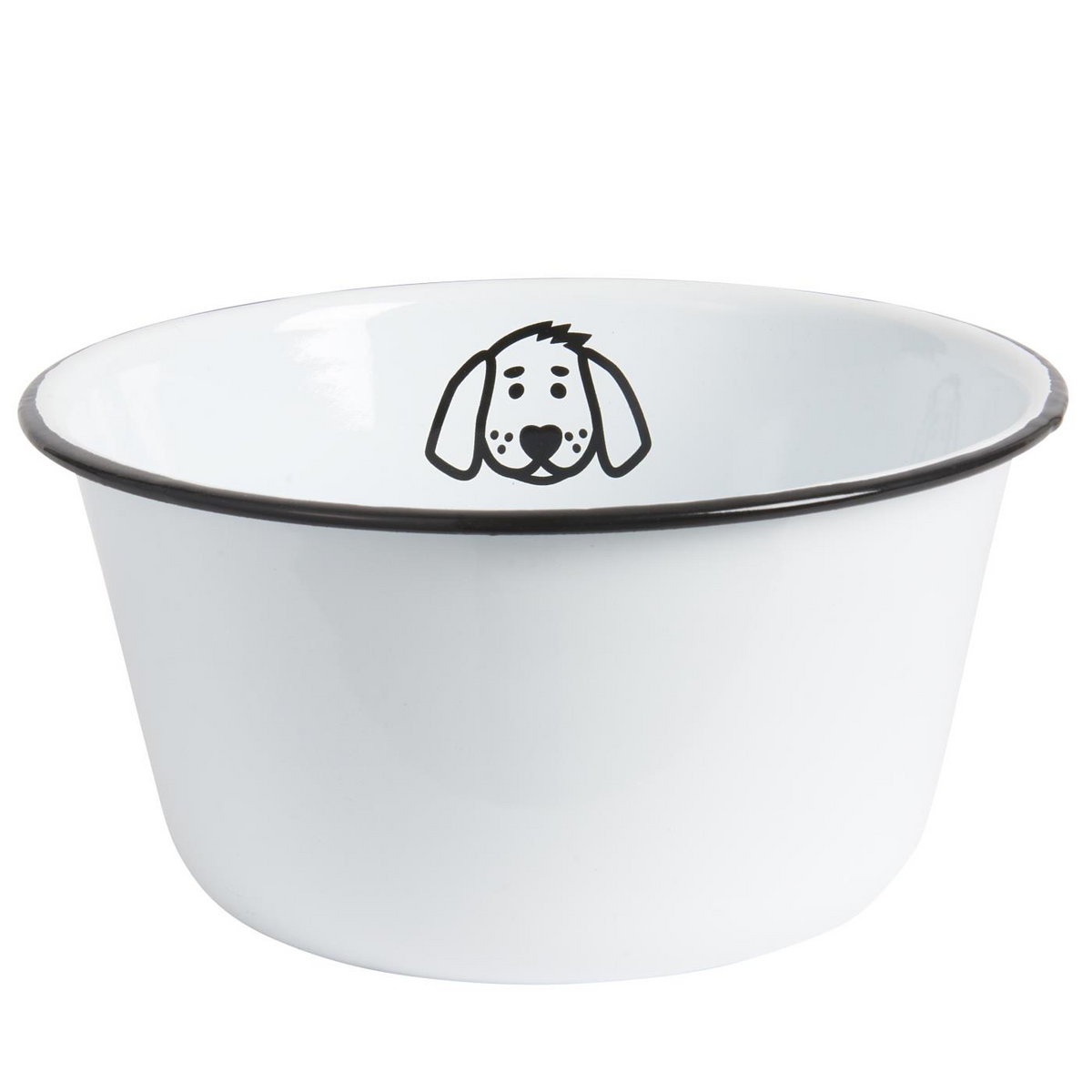 Large Enamel Dog Bowl