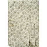 Floral Quilt in Natural and Green