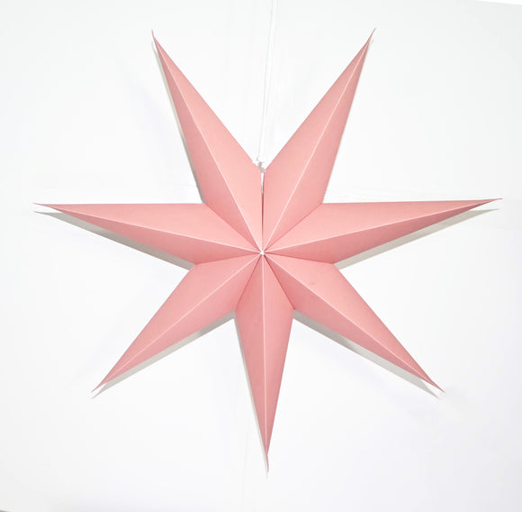 Pink Foldout Paper Star