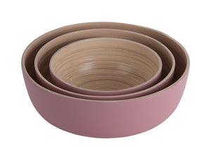 Pink Bamboo Bowl