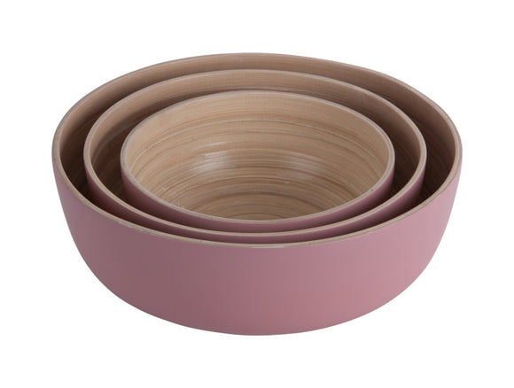 Pink Bamboo Bowl