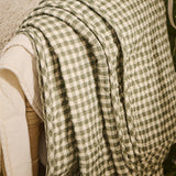 Green Gingham Quilt