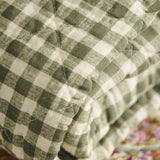 Green Gingham Quilt