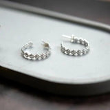 Daisy Hoop Earrings