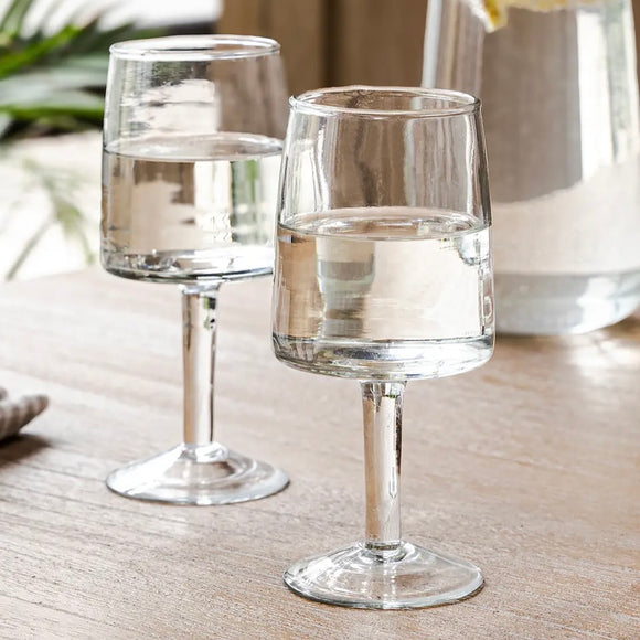 Recycled Glass Wine Glass