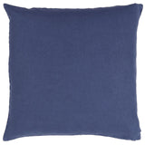 Indigo Blue Linen Square Cushion