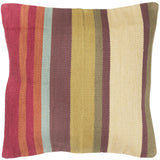 Textured Square Multistripe Cushion