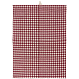 Red Gingham Cotton Teatowel