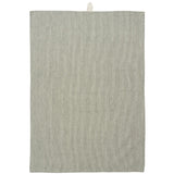 Green Fine Stripe Cotton Teatowel