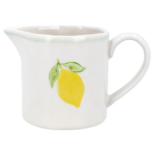 Mini Handpainted Lemon Stoneware Jug