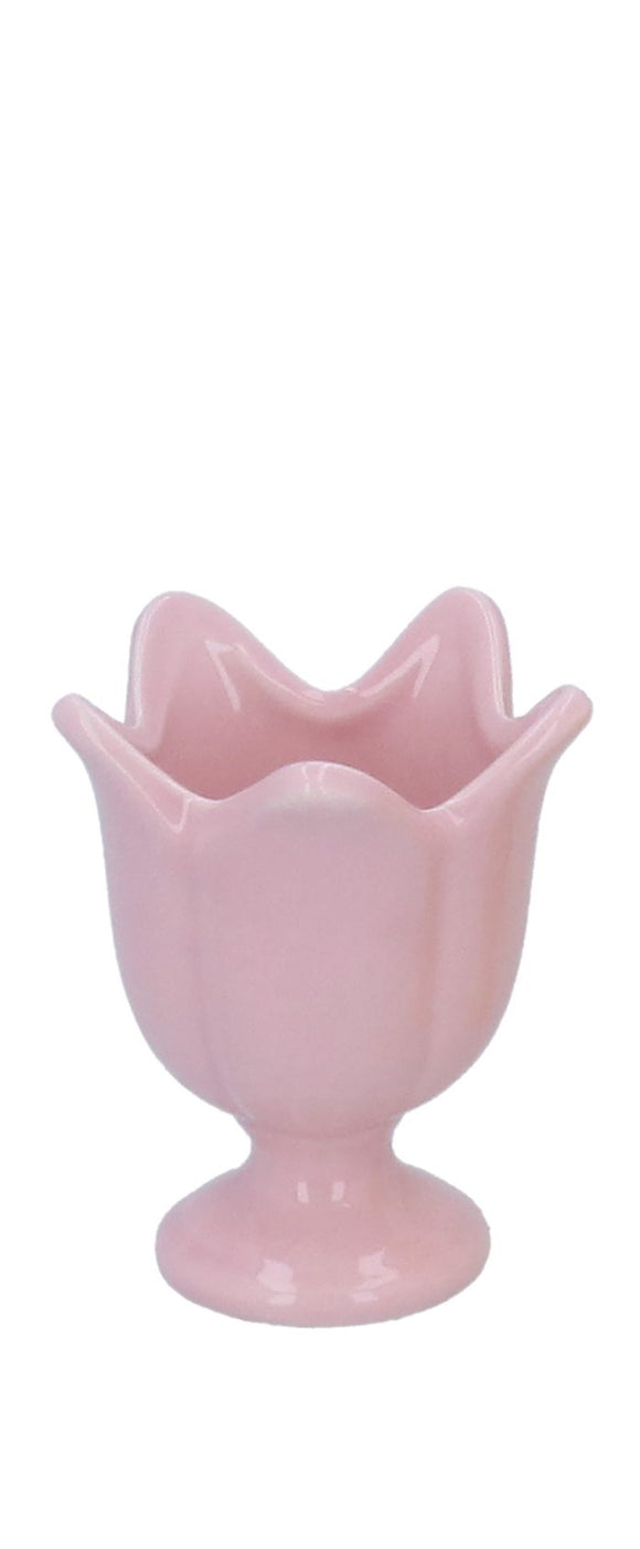 Pink Tulip Egg Cup