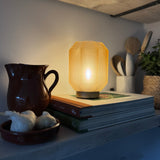 Glass LED Lamp in Peach