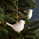 White Porcelain Bird Decoration