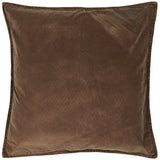 Velvet Cushion in Chocolate