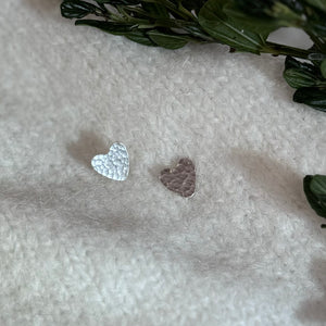 Silver Heart Earrings