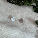 Silver Heart Earrings