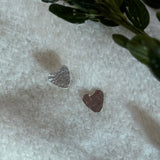 Silver Heart Earrings