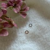 Mini Silver Open Star Stud Earrings