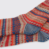 Men's Fairisle Socks - Red