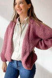 Chunky Knit Mohair Cardigan