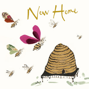 New Home Bee Hive Card