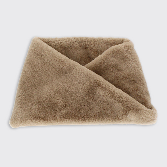 Mocha Faux Fur Snood