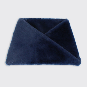 Navy Faux Fur Snood