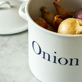 White Enamel Onion Store