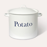 White Enamel Potato Store