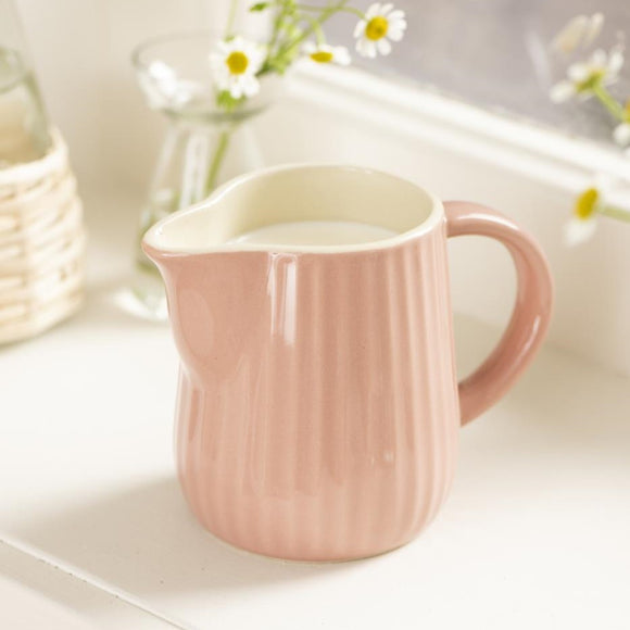 Ceramic Milk Jug in Pink