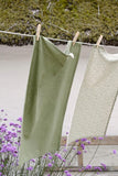 Green Cotton Teatowel