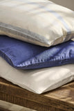 Indigo Blue Linen Square Cushion