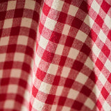 Red Gingham Cotton Teatowel