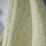 Green Fine Stripe Cotton Teatowel