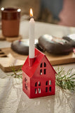 Red House Candle Holder