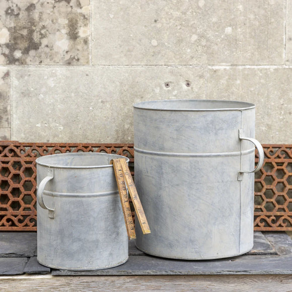 Zinc Tubs with Handles - Two Sizes