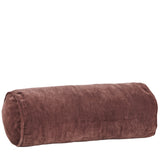 Velvet Bolster Cushion in Rust