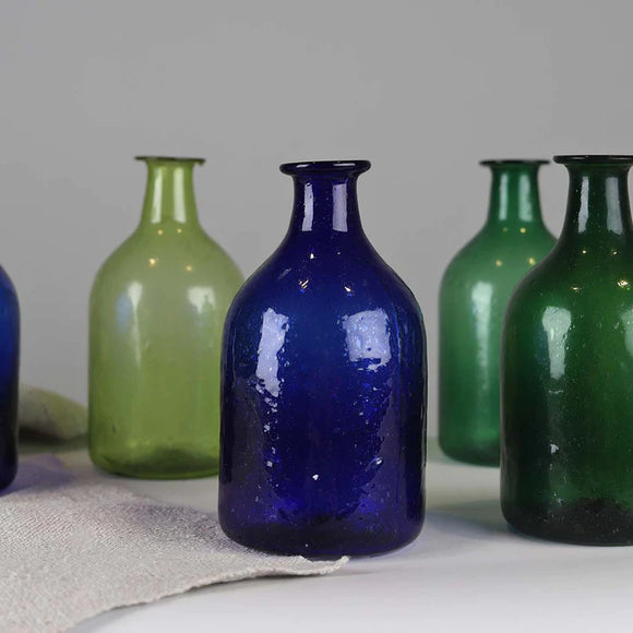 Recycled Glass Bottle - Blue