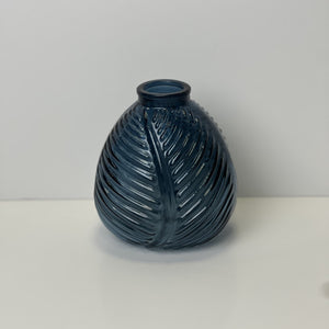 Blue Leaf Vase