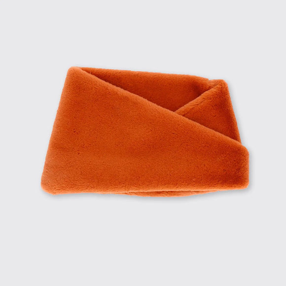 Rust Faux Fur Snood