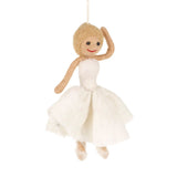 Handmade Felt Ballerina Decoration