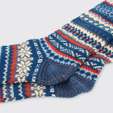 Men's Fairisle Socks - Blue