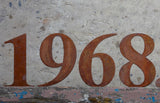 Rusty Metal Numbers