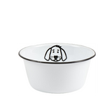 Small Enamel Dog Bowl